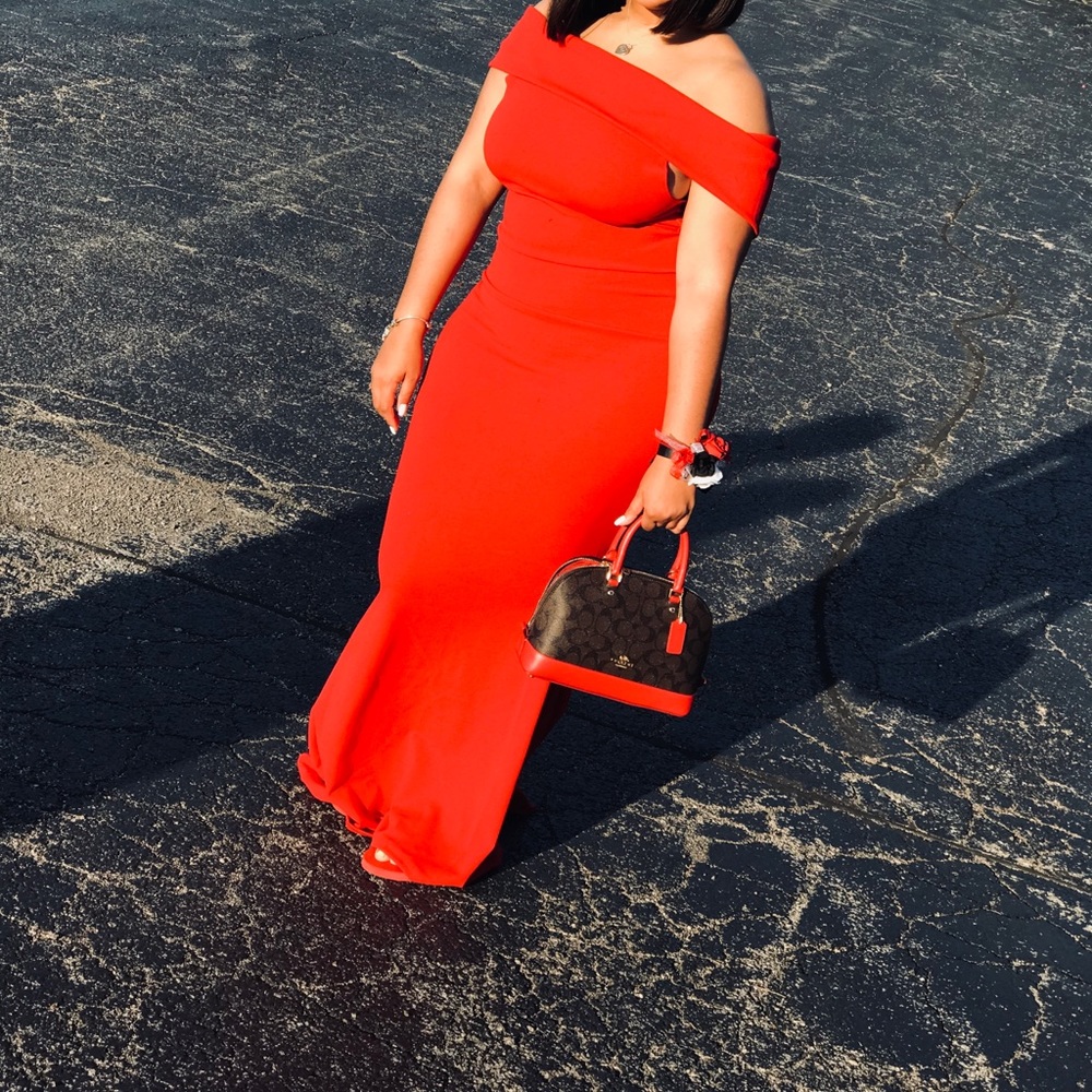 Red dress